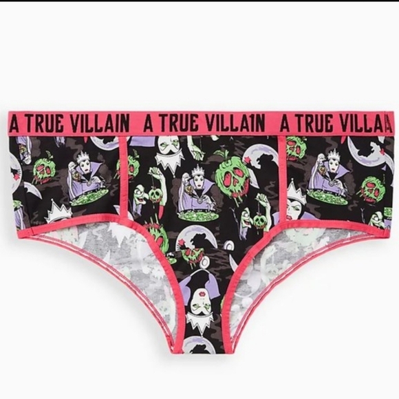 ❤️NWT VINTAGE TORRID DISNEY VILLAIN CHEEKY PANTY - EVIL QUEEN POISON APPLE - Picture 1 of 9